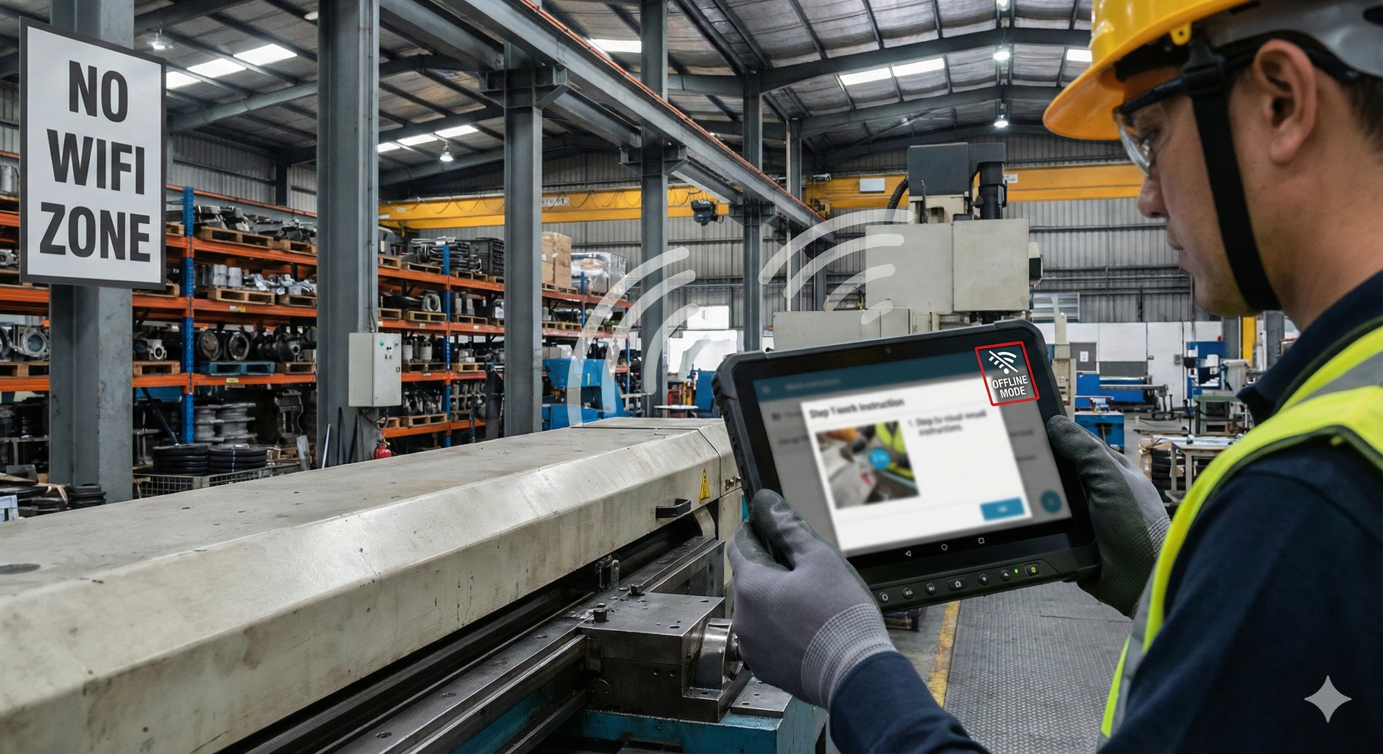 Mode hors ligne sur tablette en atelier : quels outils pour accéder aux instructions sans WiFi ?
