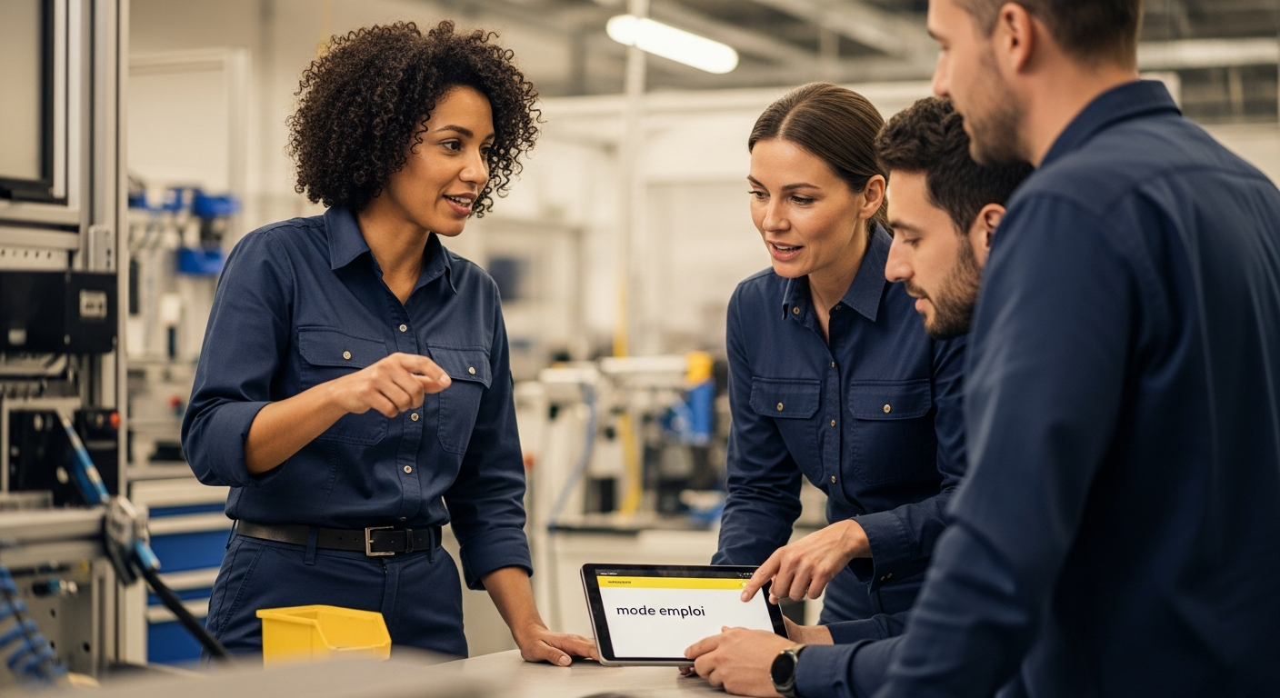 Mode d’emploi industriel : Guide complet pour créer des instructions de travail efficaces