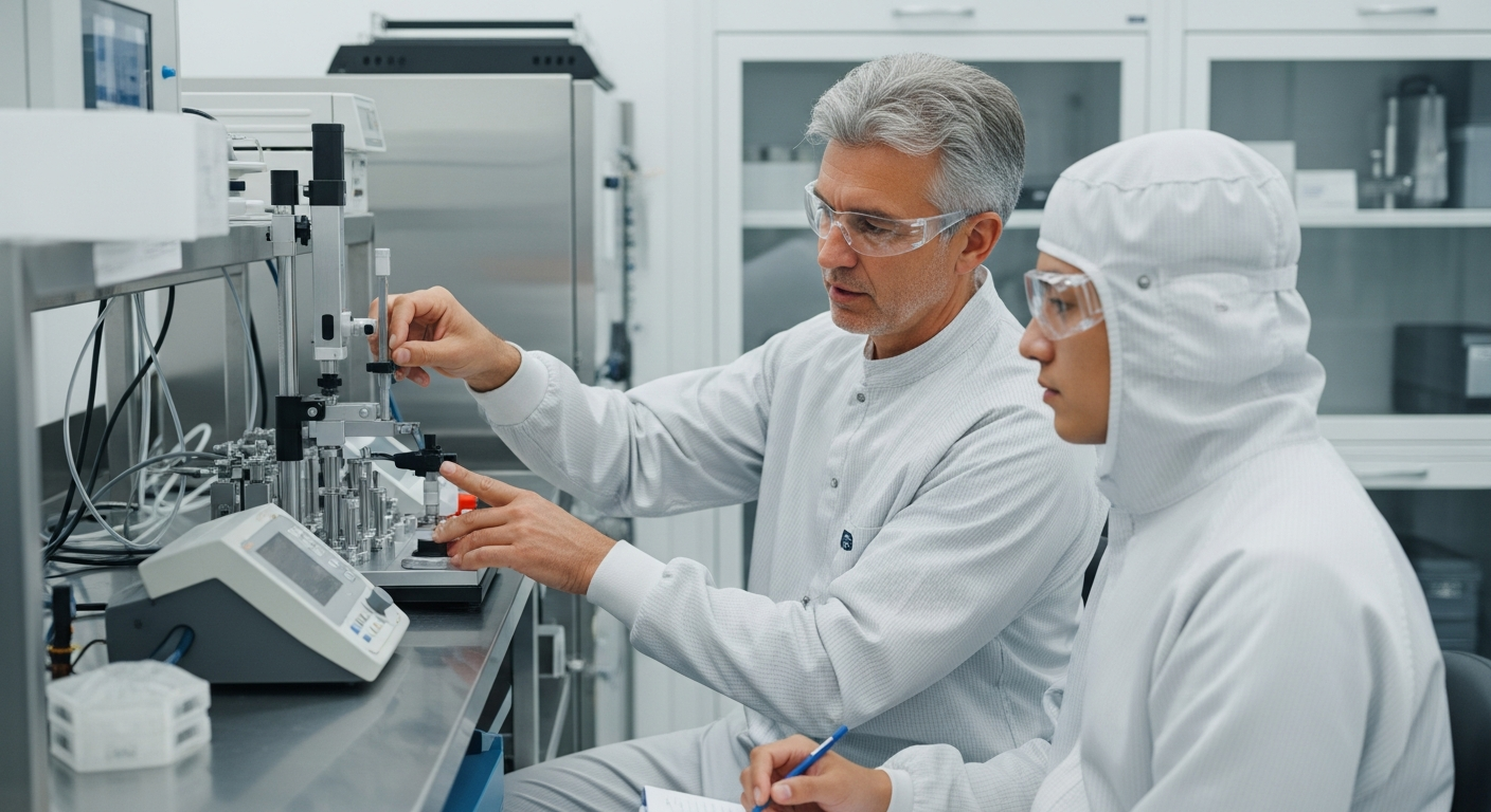 Transfer d'expertise entre générations avec fiches modes opératoires en environnement pharmaceutique